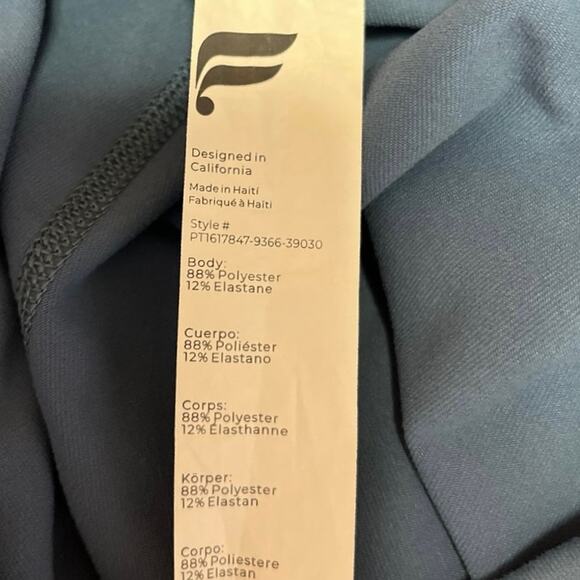 Fabletics Blue Define PowerHold High-Waisted 7/8 Athletic Yoga Ankle Legging S - Picture 4 of 4